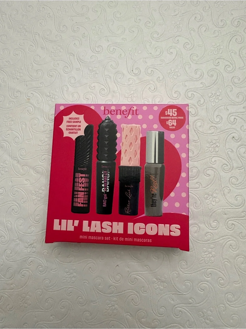 Benefit Lil' Lash Icons Mini Mascara Set - Pink and Red Box